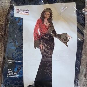 California Costumes Red and Black Dress